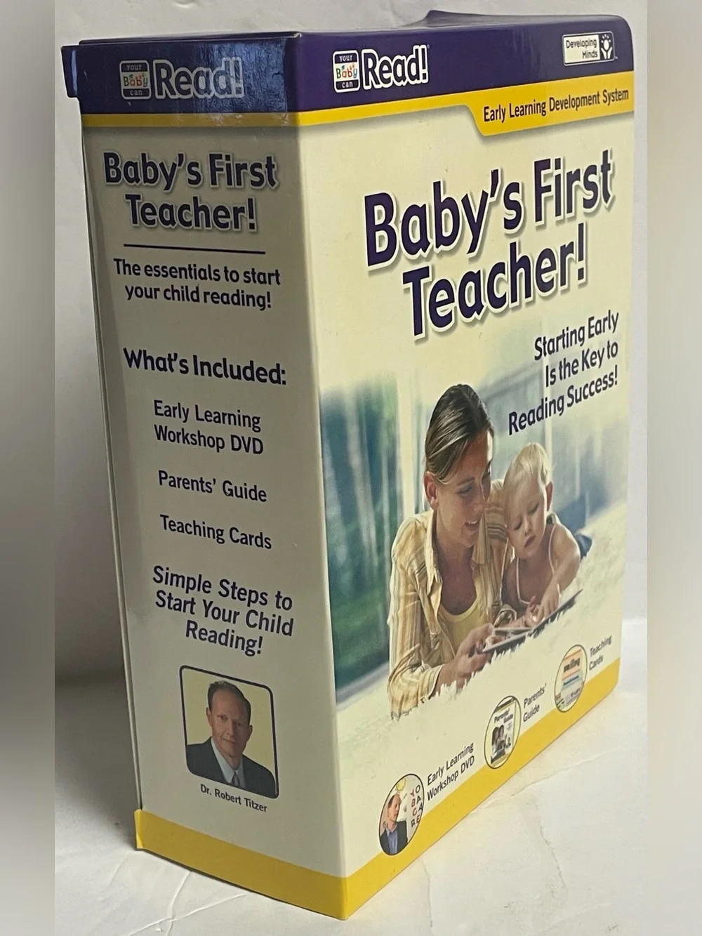 Baby's First Teacher - Your Baby Can Read! Deluxe Set DVDs Books Cards